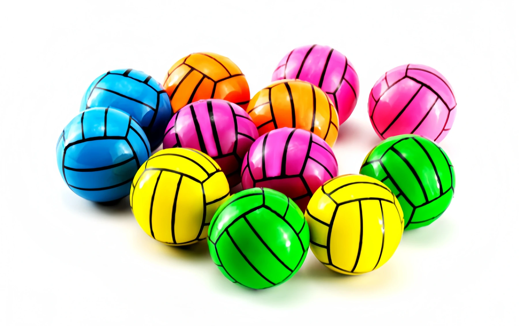 Victoy bouncing ball assortment used for wholesale order planning