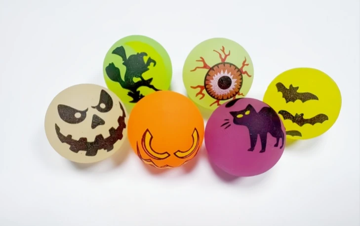 HALLOWEEN PRINTED BALL, model B0003, assortment view