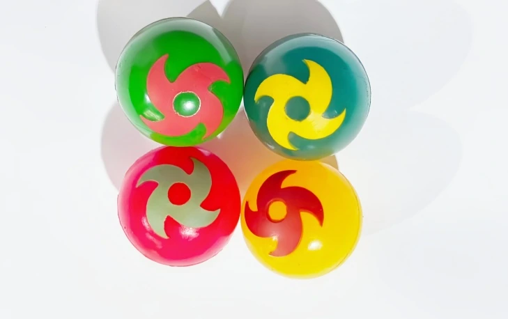 PAINTED GEOMETRY BALL, model BD00A, assortment view