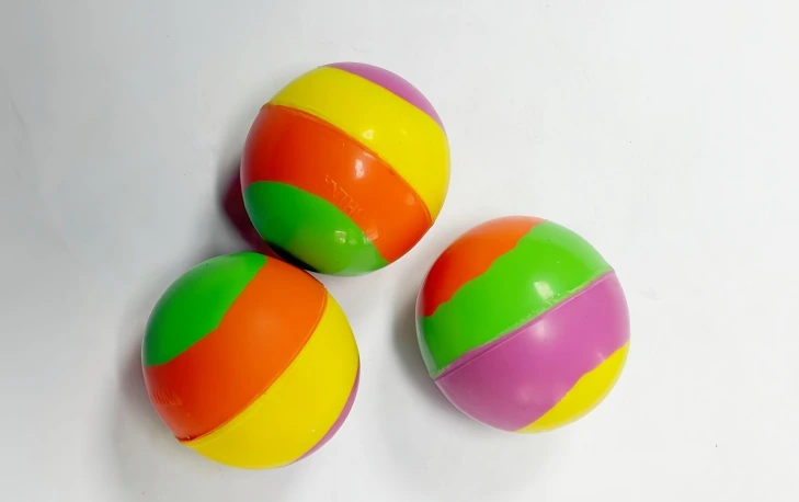 THREE COLORED BALL, model BU001, assortment view