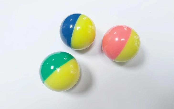 TWO TONE COLOR BALL - II, model BU002, assortment view