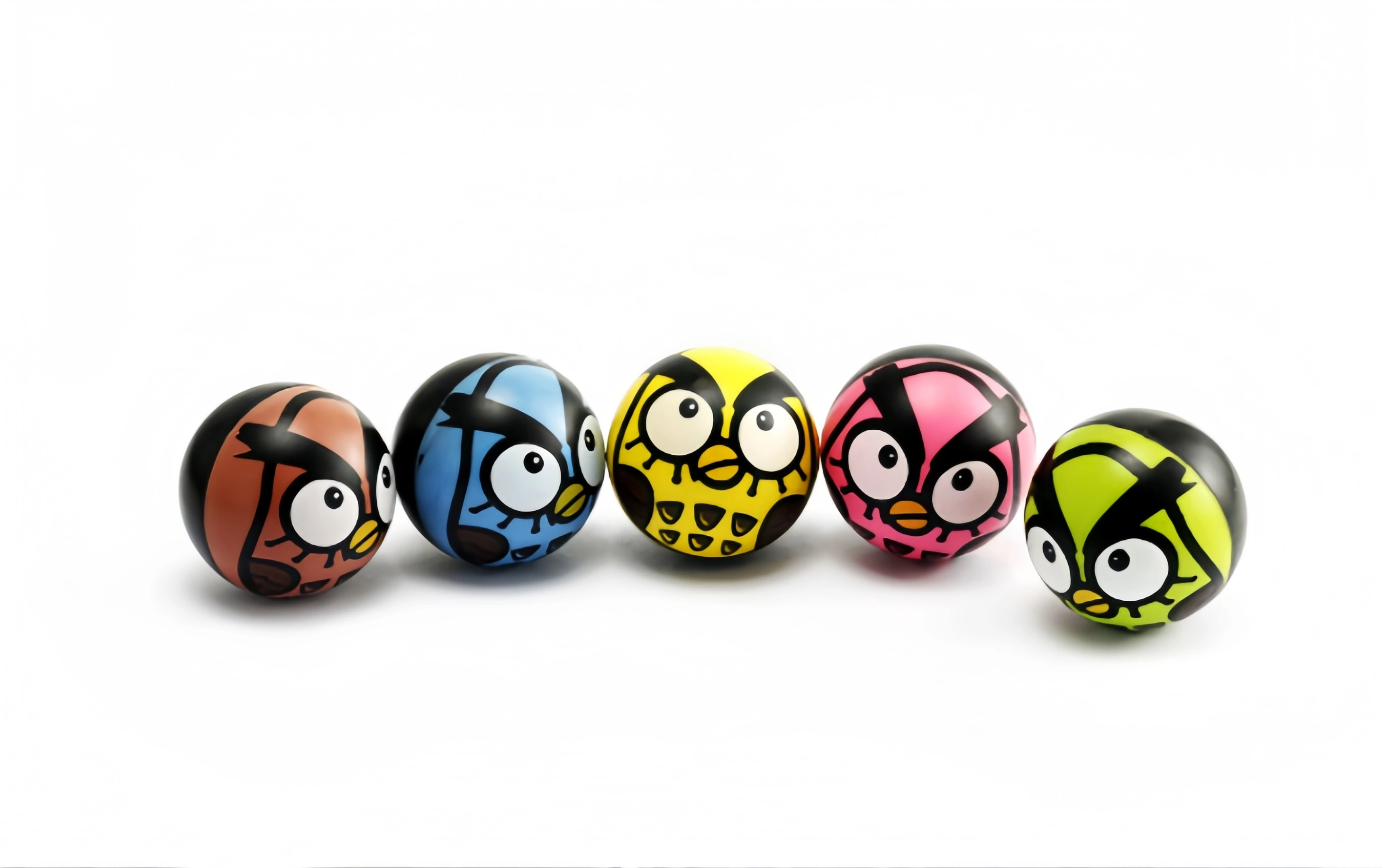 COLORED OWL BALL, model BUP06, assortment view