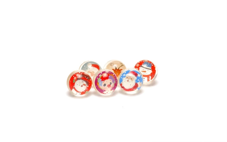 COLORED SANTA BALL, model BUP07, assortment view