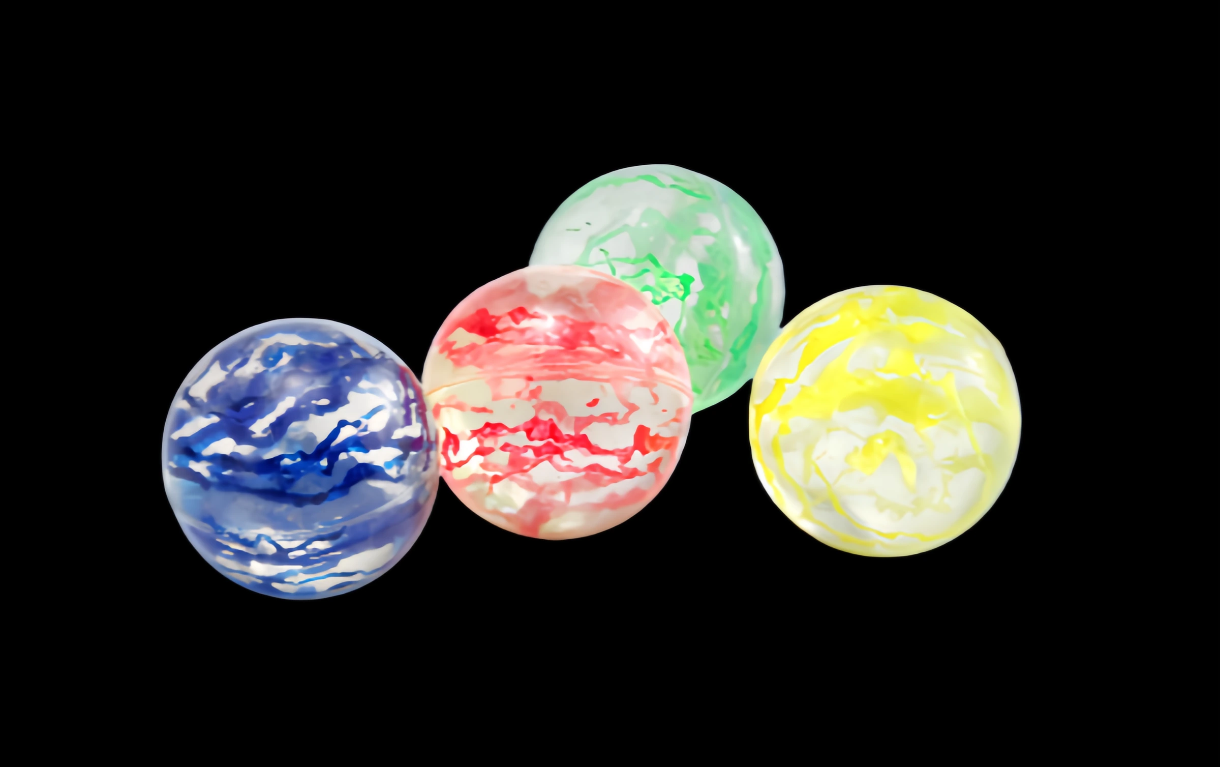 RIBBON CRYSTAL BALL, model C1000, assortment view