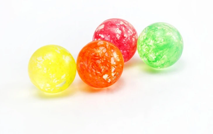COLORED CRACKLE BALL, model CT003, assortment view