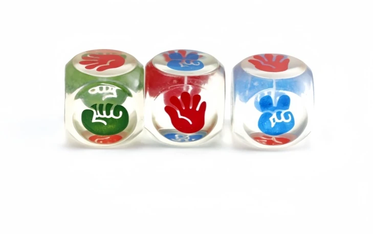 ROCK PAPER SCISSORS BALL, model CT005, assortment view