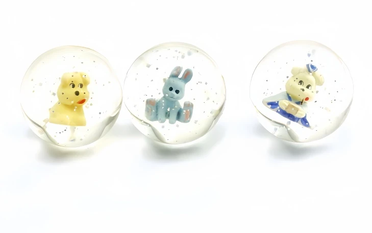 ANIMAL FIGURINE BALL - II, model CT006, assortment view