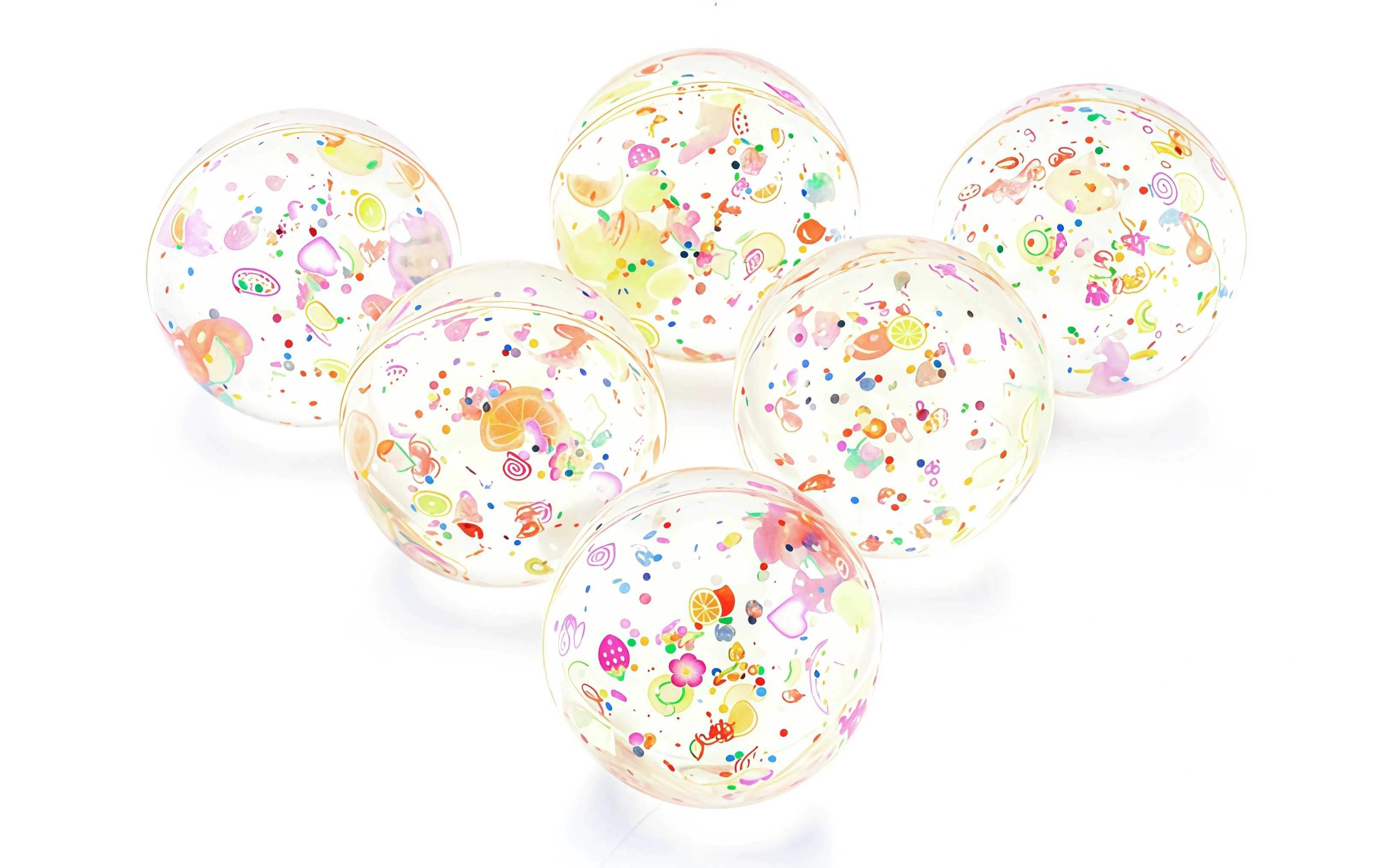 COLOR CONFETTI BALL - II, model E0003, assortment view