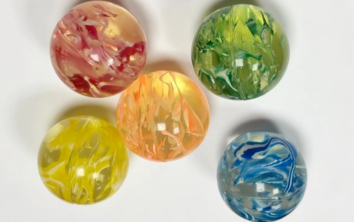 COLOR RIBBON BALL, model E0004, assortment view