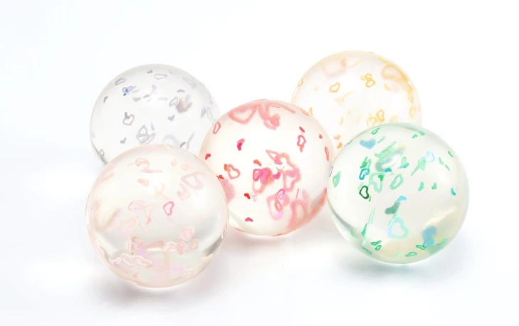 MUSICAL NOTE GLITTER BALL, model E0005, assortment view