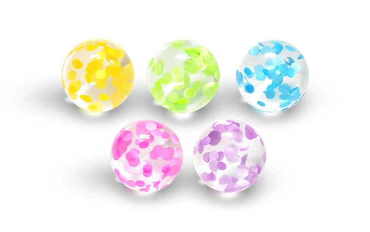 DOT GLITTER BALL, model E0006, assortment view