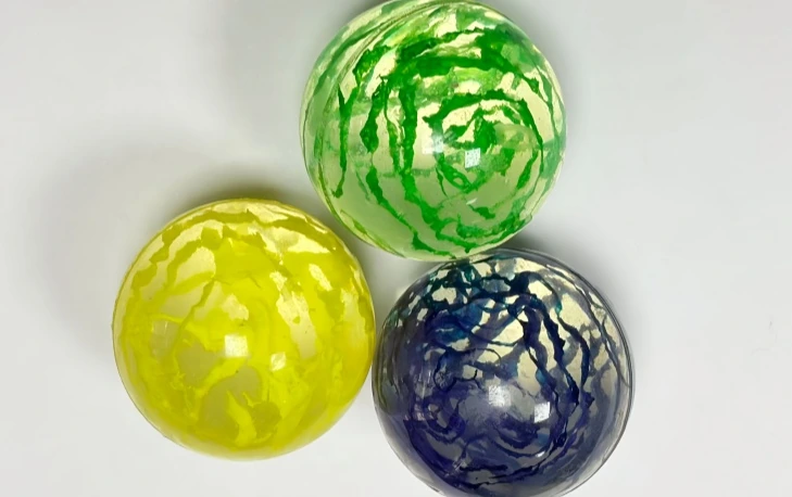 MARBLED SPARKLE BALL, model E0007, assortment view