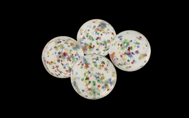 SMALL STAR SPARKLE BALL, model E0010, assortment view