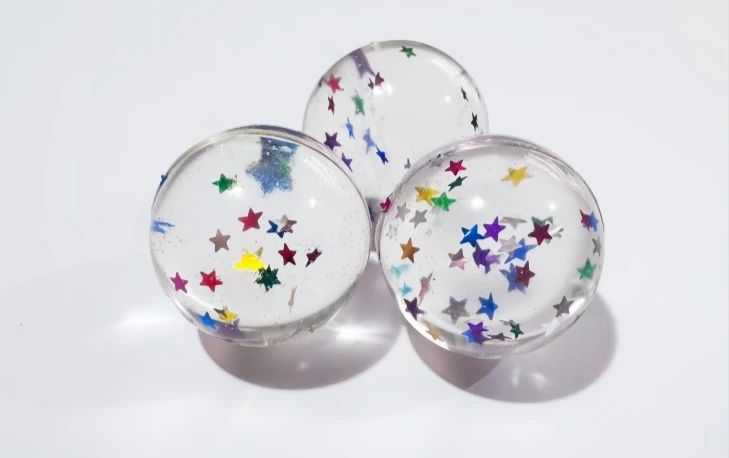 STAR MOON SPARKLE BALL, model E0011, assortment view
