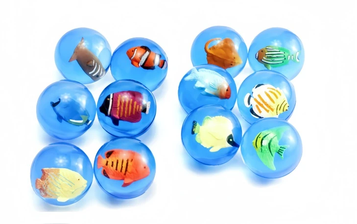 FISH FIGURINE BALL - I, model FH00A, assortment view