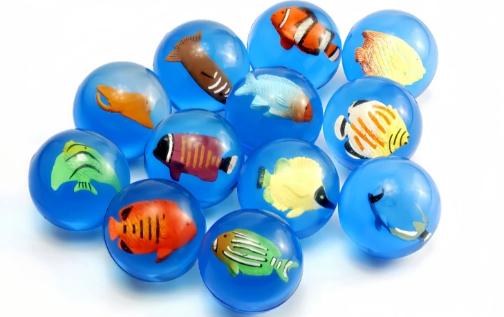 FISH FIGURINE BALL - II, model FH00B, assortment view