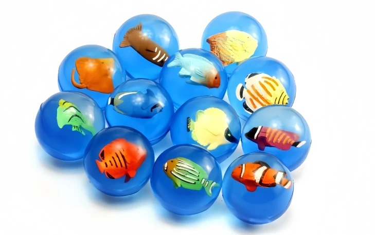 FISH FIGURINE BALL - III, model FH00C, assortment view