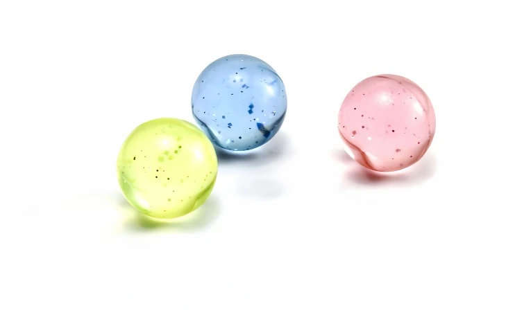PASTEL GLITTER BALL, model FR001, assortment view