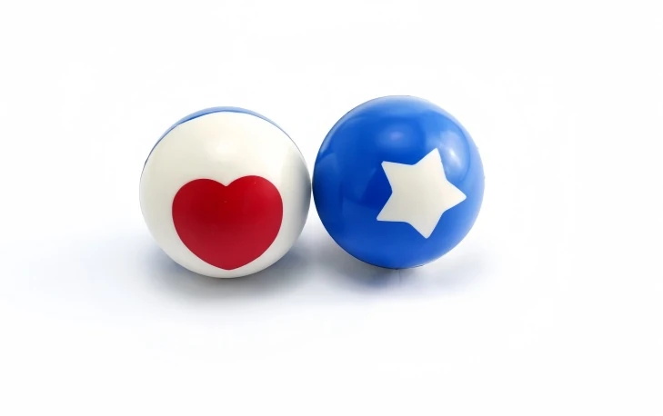 HEART & STAR BALL, model HA000, assortment view