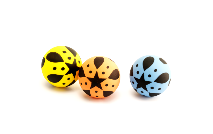 ANIMAL PAW PRINT BALL, model HF00A, assortment view