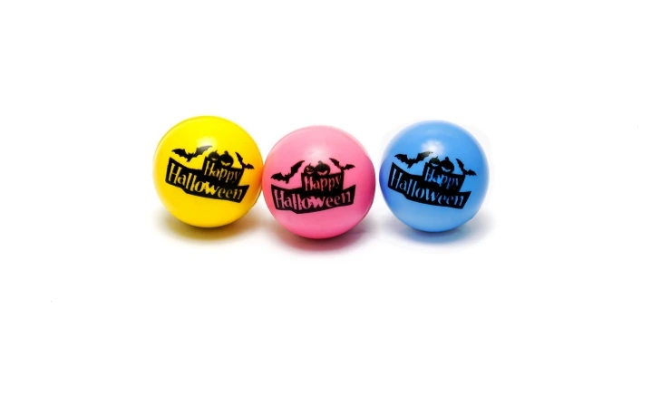 GLOW IN DARK HALLOWEEN BALL, model JN000, assortment view