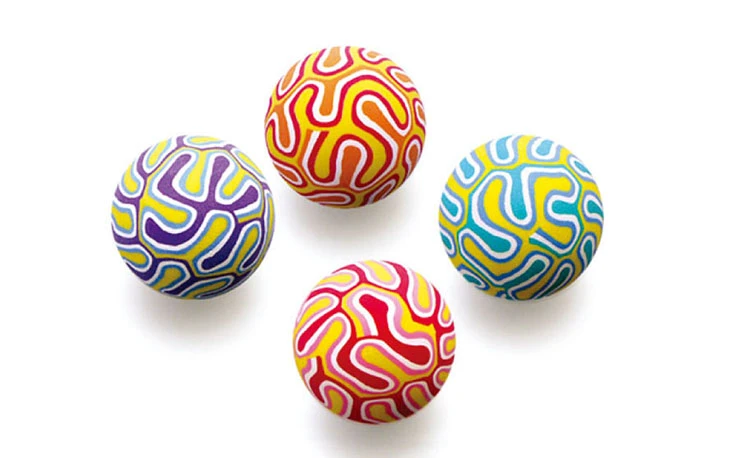 COLORED MAZE BALL, model LC004, assortment view