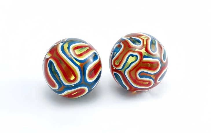 COLORED MAZE BALL I, model LC005, assortment view
