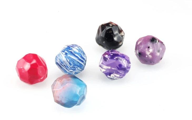 2 TONE GLASS STONE BALL, model LU000, assortment view