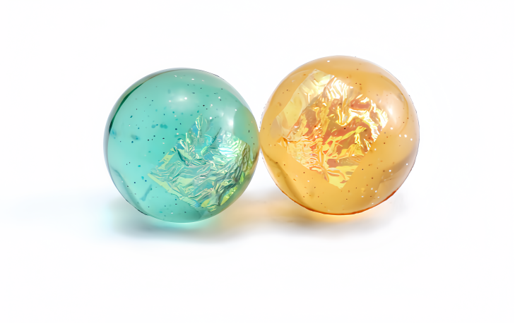 IRIDESCENT FOIL GLITTER BALL, model MB000, assortment view