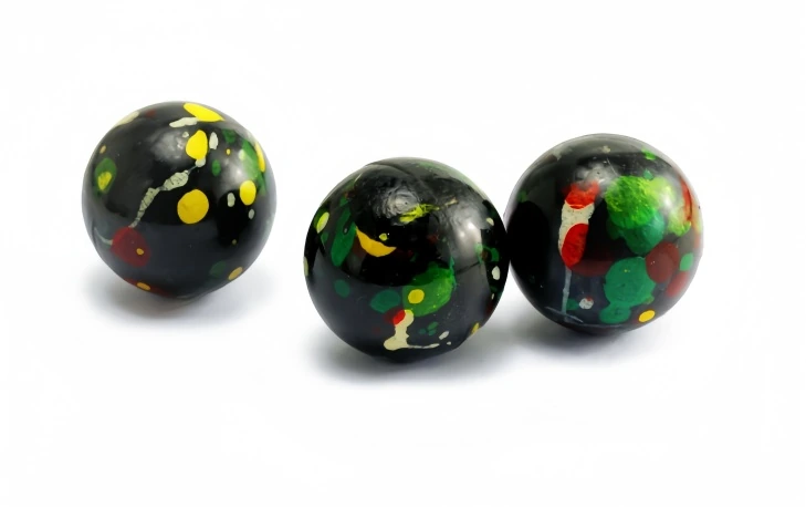 COLOR SPLATTER BALL, model MB003, assortment view