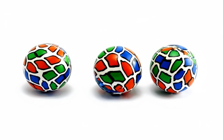 COLOR PATCH BALL - IV, model MBNV4, assortment view