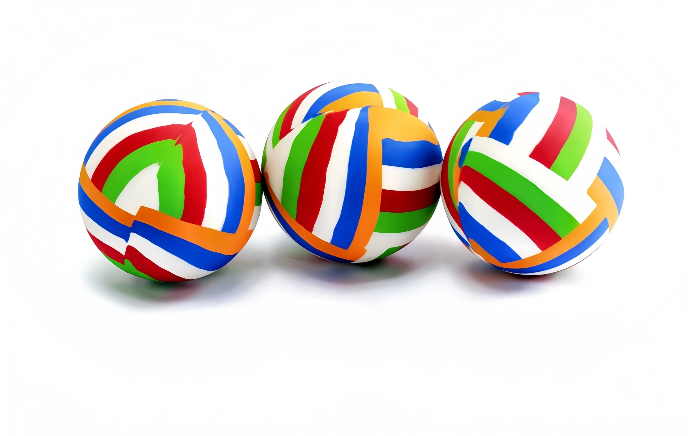 COLOR STRIPES BALL, model MH006, assortment view