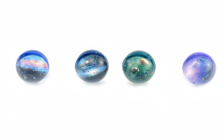 SPACE GLITTER BALL, model NA00A, assortment view