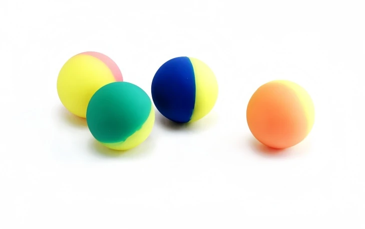 TWO-TONE NEON BALL, model P100A, assortment view