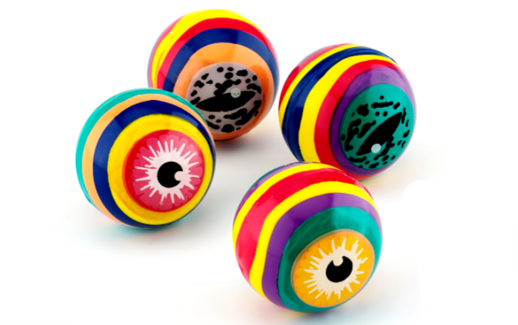 EVIL EYES PRINTED BALL, model PH000, assortment view
