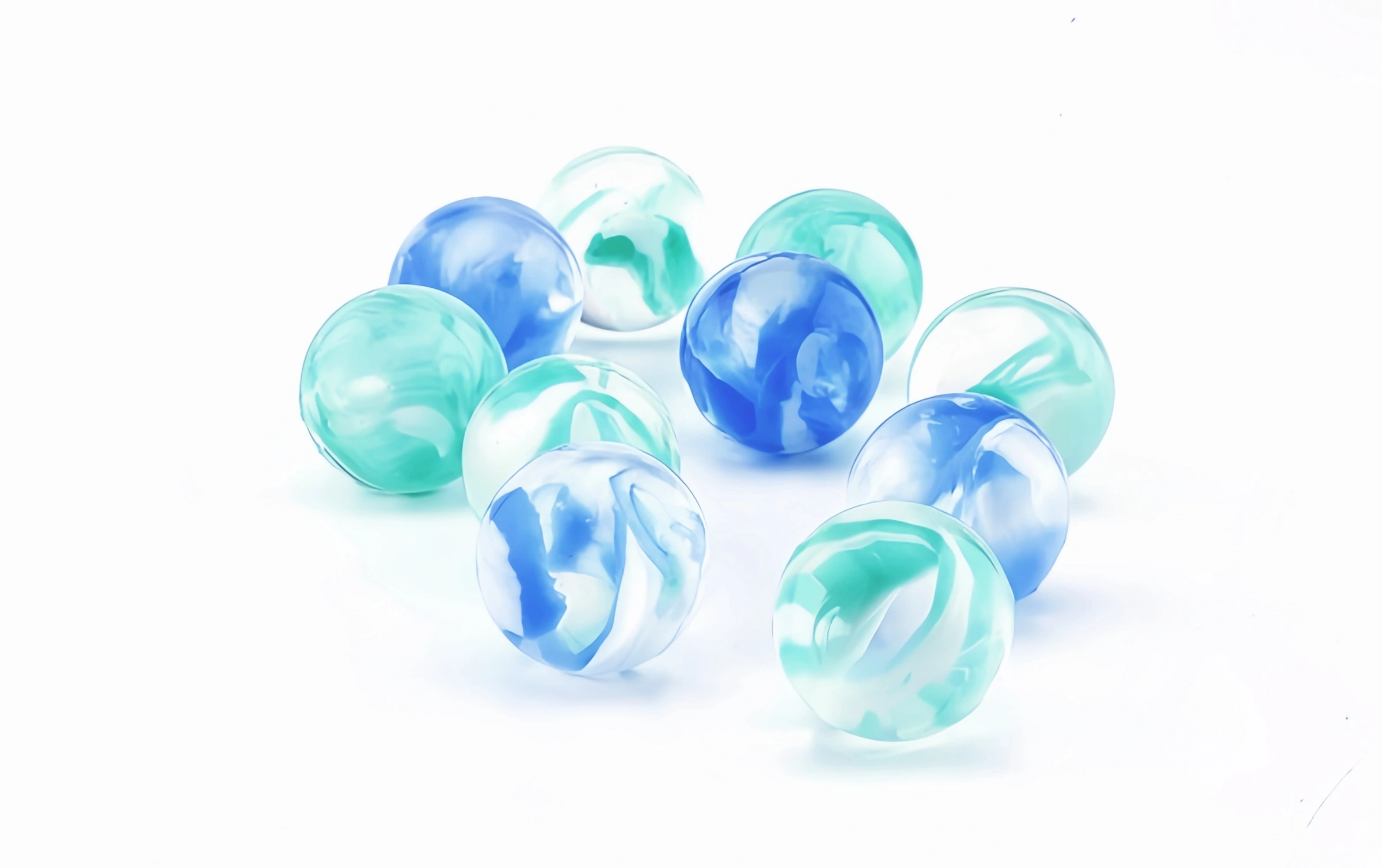 CLEAR FLOATING-LINE BALL, model PK00A, assortment view