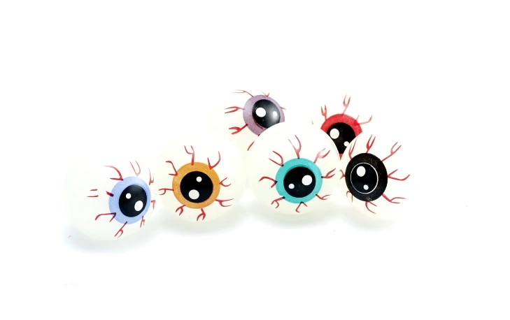 WHITE EYE BALL, model PR016, assortment view