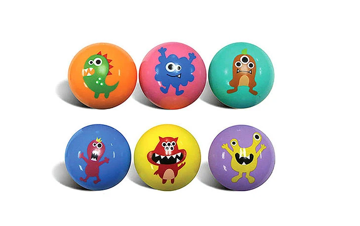 MONSTER PRINTED BALL, model PR024, assortment view