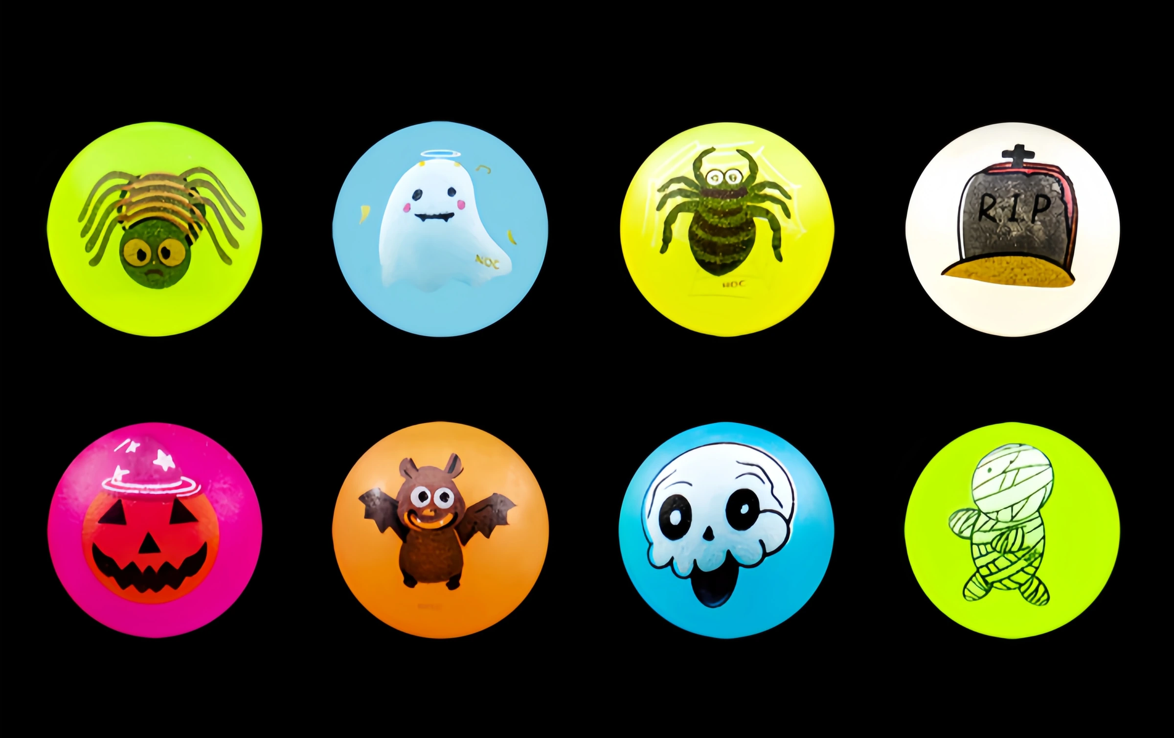 HALLOWEEN PRINTED BALL - II, model PR028, assortment view