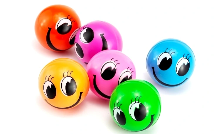 EMOJI PRINTED BALL II, model PR031, assortment view