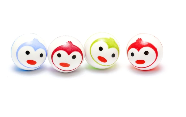ANIMALS FACE PRINTED BALL III, model PR035, assortment view