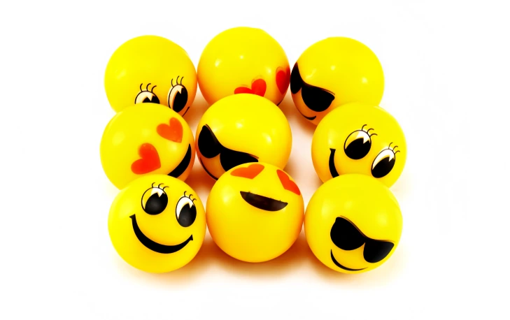 EMOJI PRINTED BALL IV, model PR036, assortment view