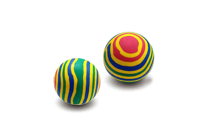 ROUND COLOR STRIPES BALL, model RT00B, assortment view
