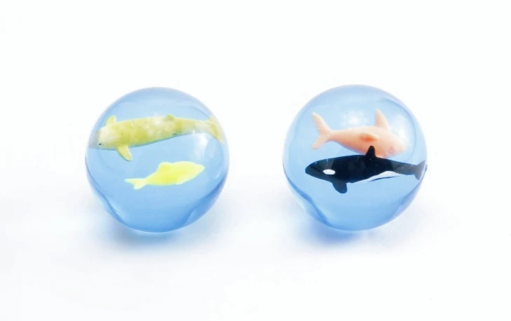 SEA ANIMAL FIGURINE BALL - II, model SG005, assortment view