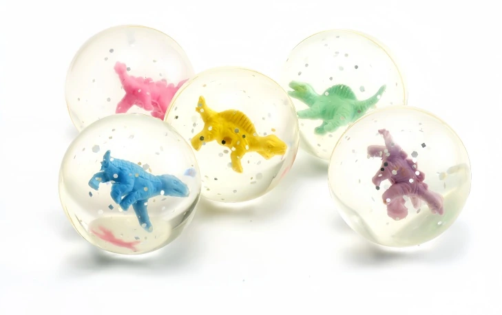 COLORED DINOSAUR BALL, model TE000, assortment view