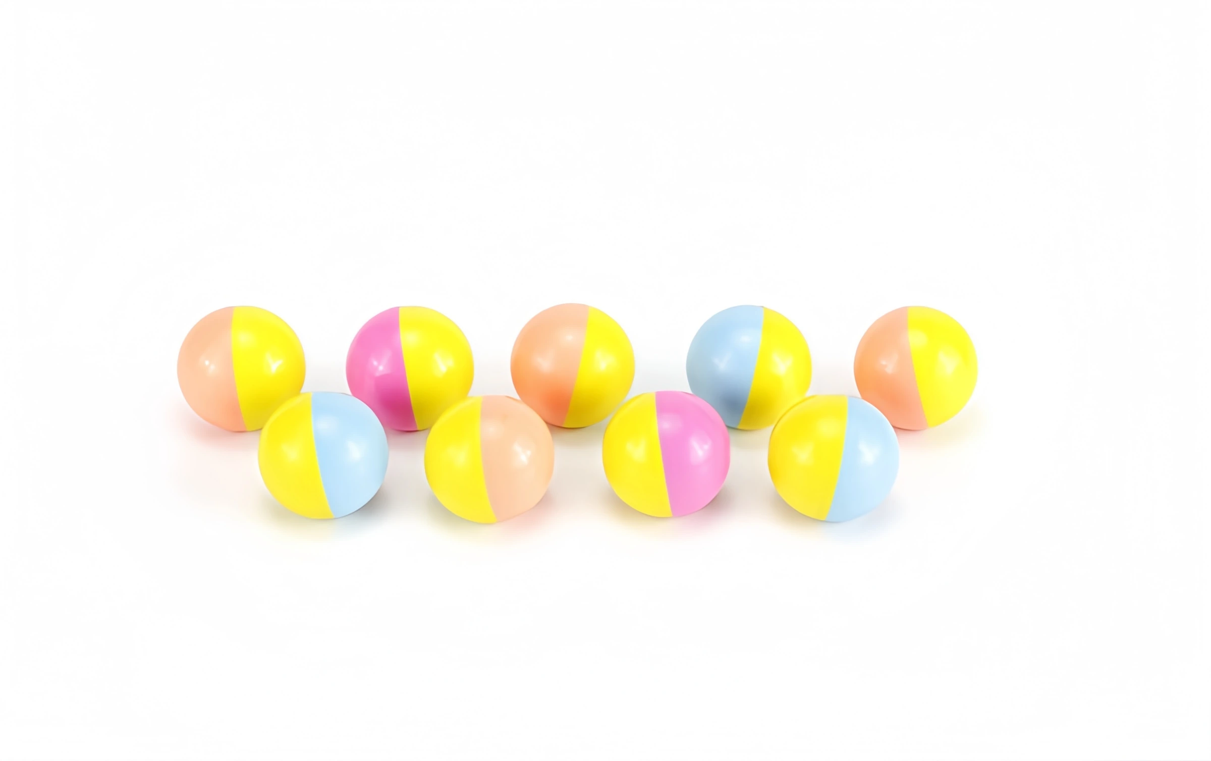 TWO-TONE COLOR BALL - II, model V100D, assortment view
