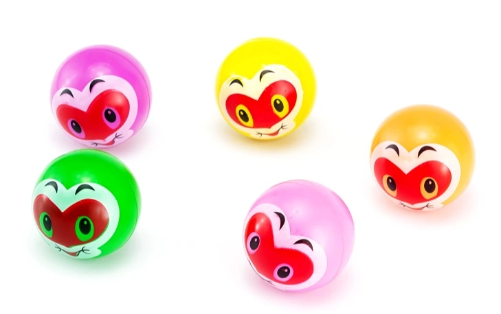 HEART FACE EMOJI BALL, model YD000, assortment view